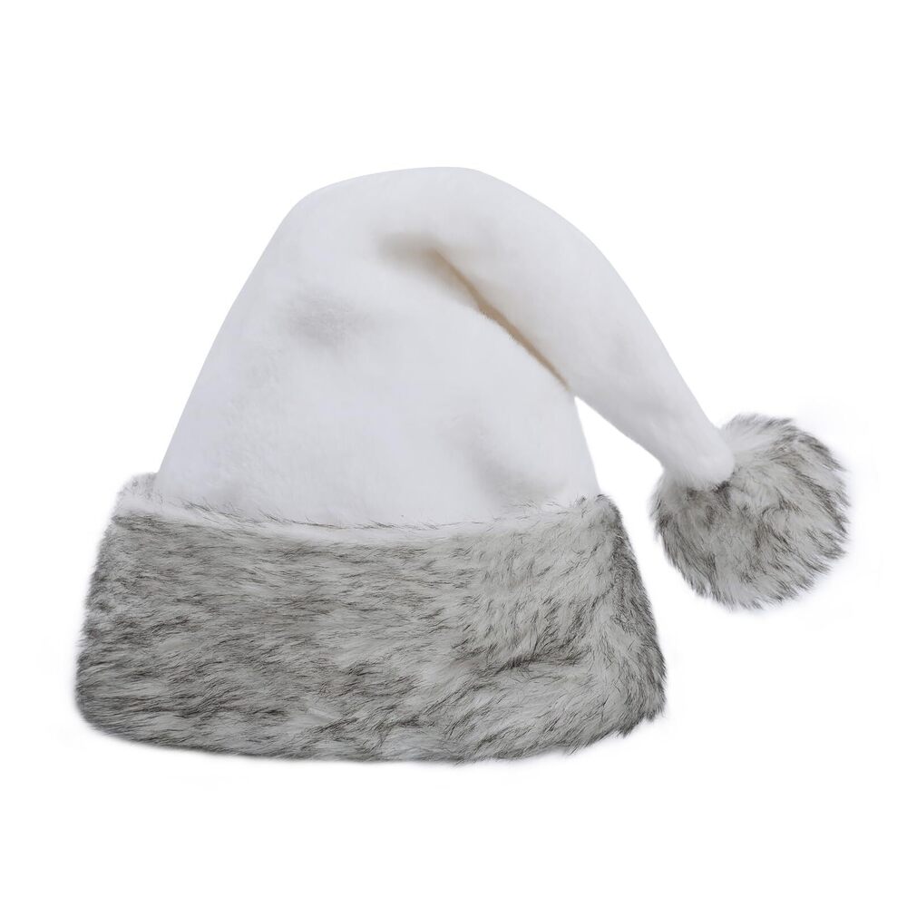 2046 Personalized Santa Hat - Super Soft Plush Christmas Hat for Adults